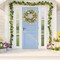 20 inch Spring Summer Wreaths for Front Door Floral Wreath with Colorful Wildflowers,Eucalyptus Leaves,Olive Leaves,Small Berries for Indoor Outdoor Farmhouse Home Wall Window Festival Decoration